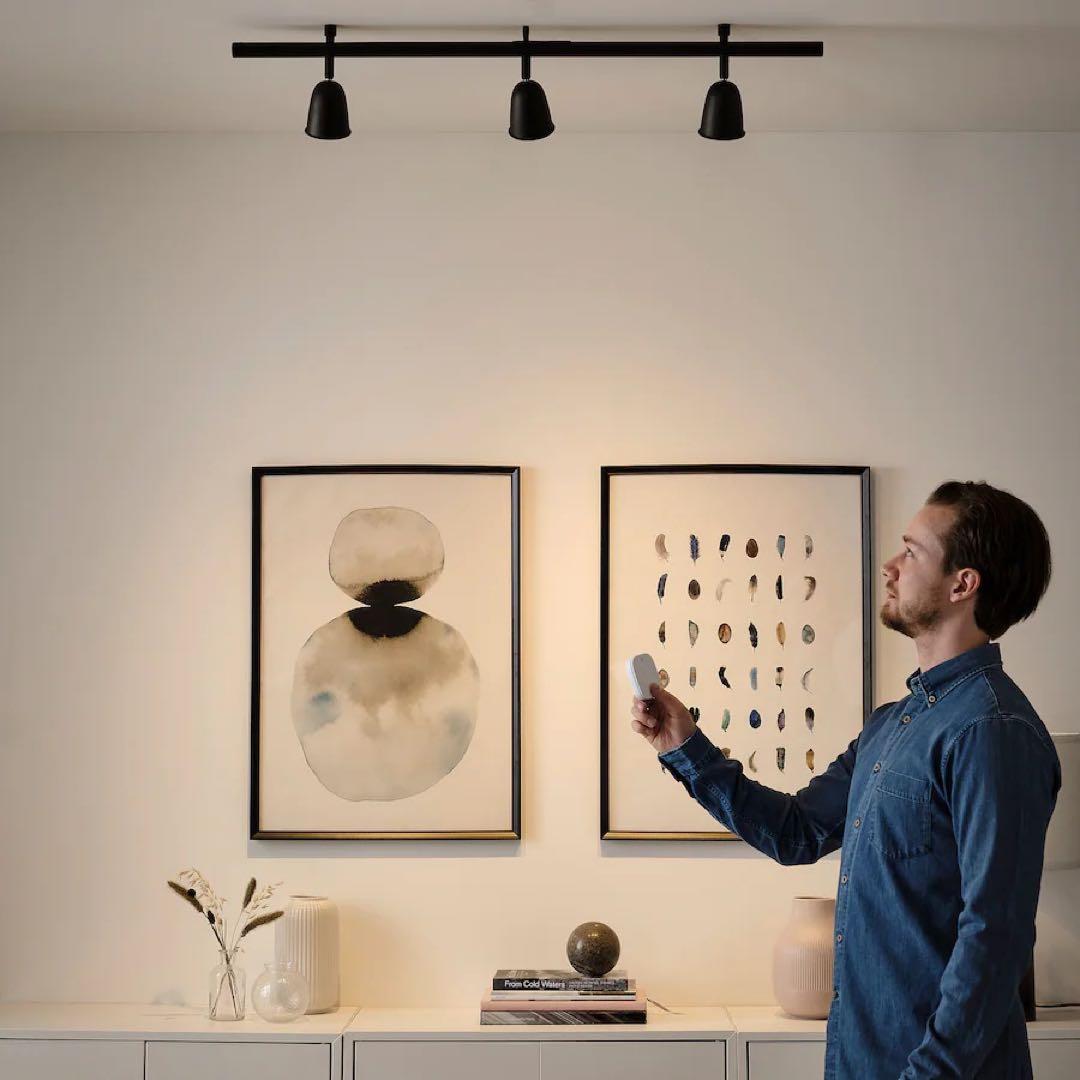IKEA リモコンキット2個セット　　トロードフリ　リモコン2個、電球6個