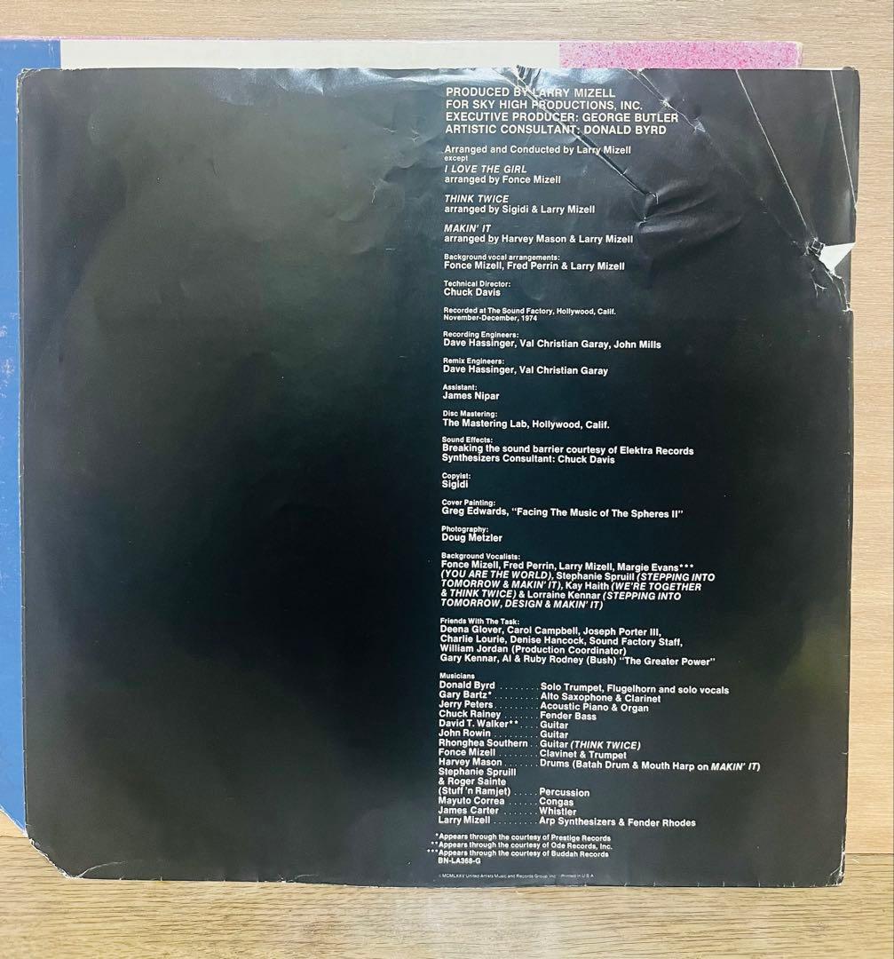 USオリジ Donald Byrd Stepping Into Tomorrow