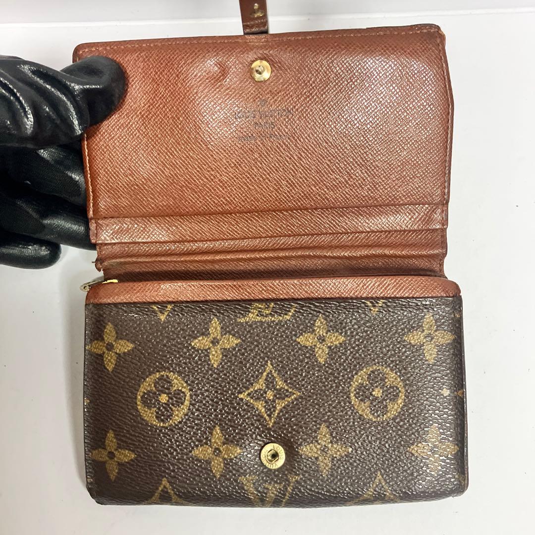 LOUIS VUITTON モノグラム ポルトモネビエトレゾール M61730
