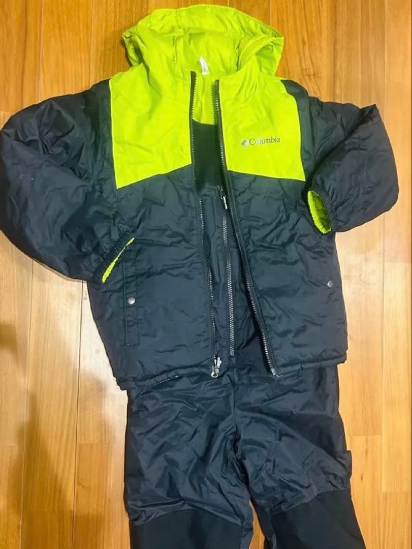 【Columbia美品】子ども用スキーウェア上下セットxs120