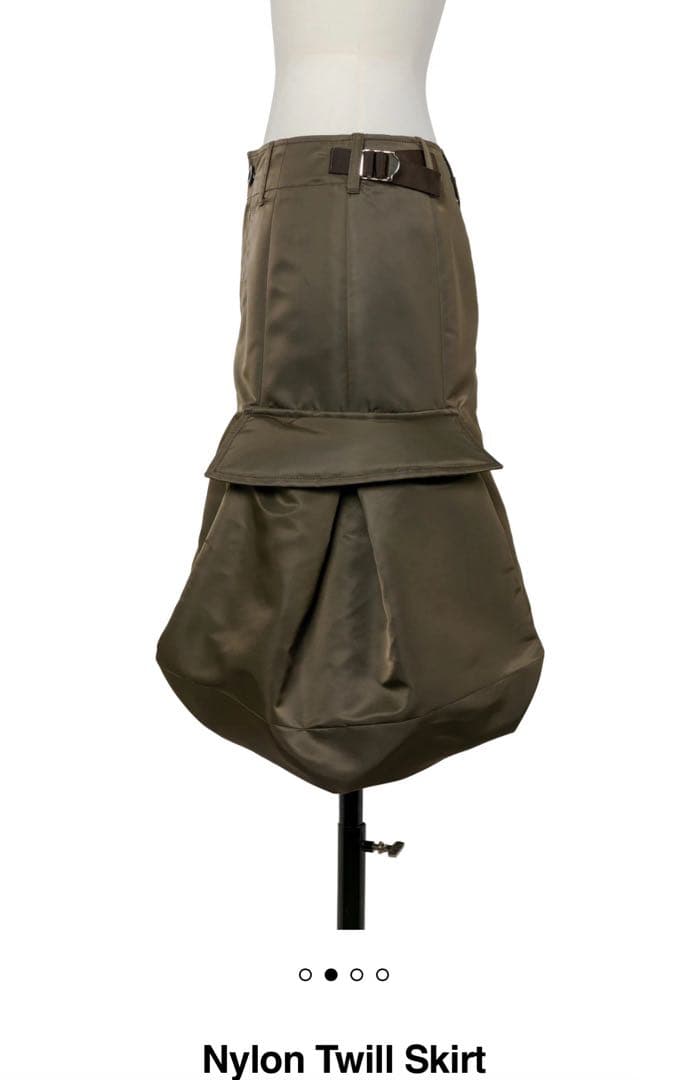 新品sacai Nylon Twill Skirt タイトスカート 2025aw