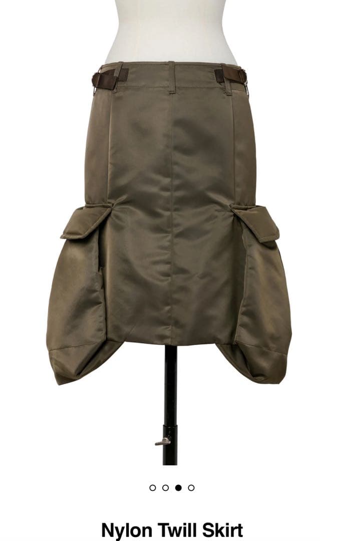 新品sacai Nylon Twill Skirt タイトスカート 2025aw