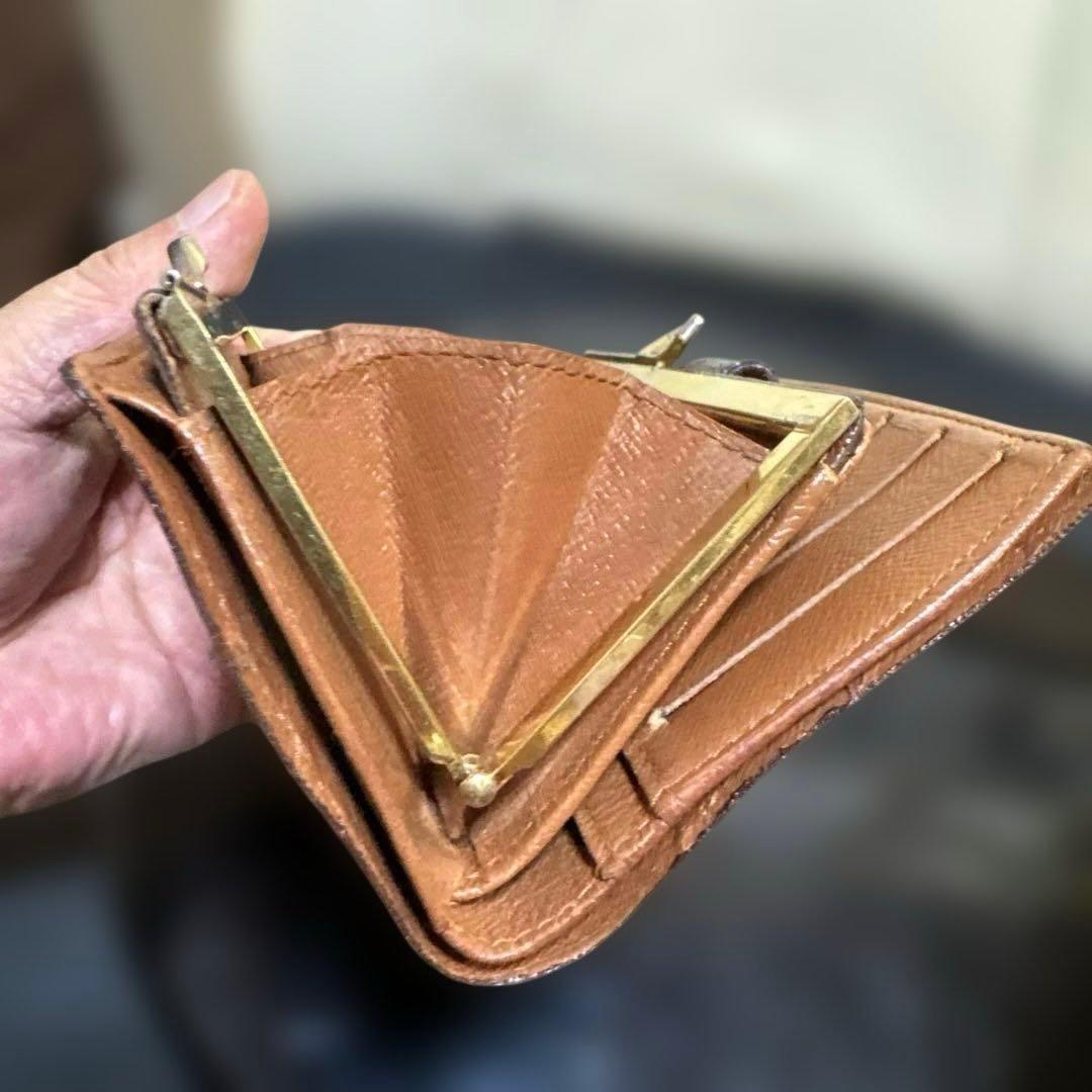 ⑧☆在庫SALE/良品 ♪モノグラム がま口 財布