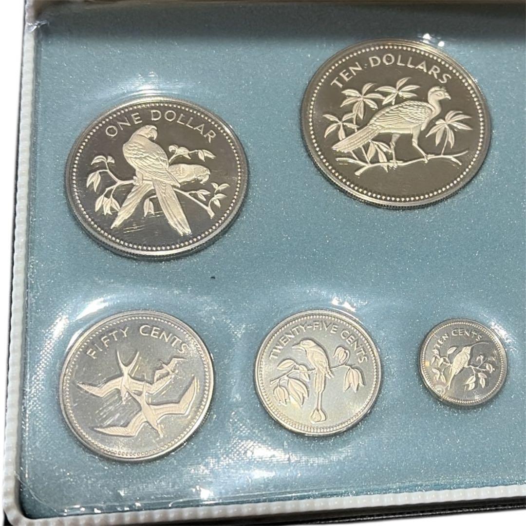 ベリーズ 1974年 銀貨 プルーフ貨幣セット フランクリンミント製 硬貨セット