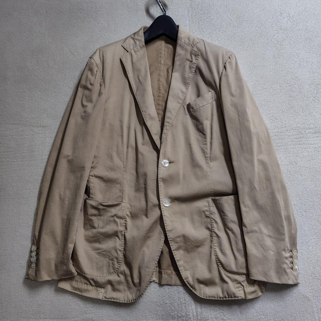 ボリオリ　アンコンジャケット　ステッチ　COAT　ハニーベージュ　春夏