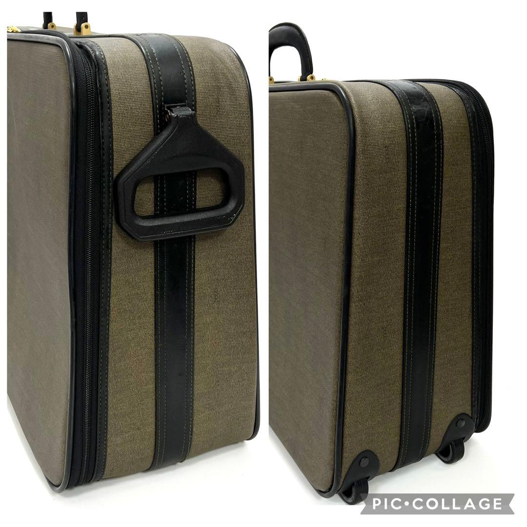 フェンディ　キャリーケース　ペカン柄　2輪　レザー　キャリーバッグ　旅行ビジネス