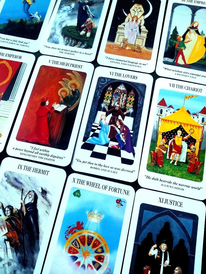 【絶版】Shakespearian Tarot シェイクスピアのタロットカード