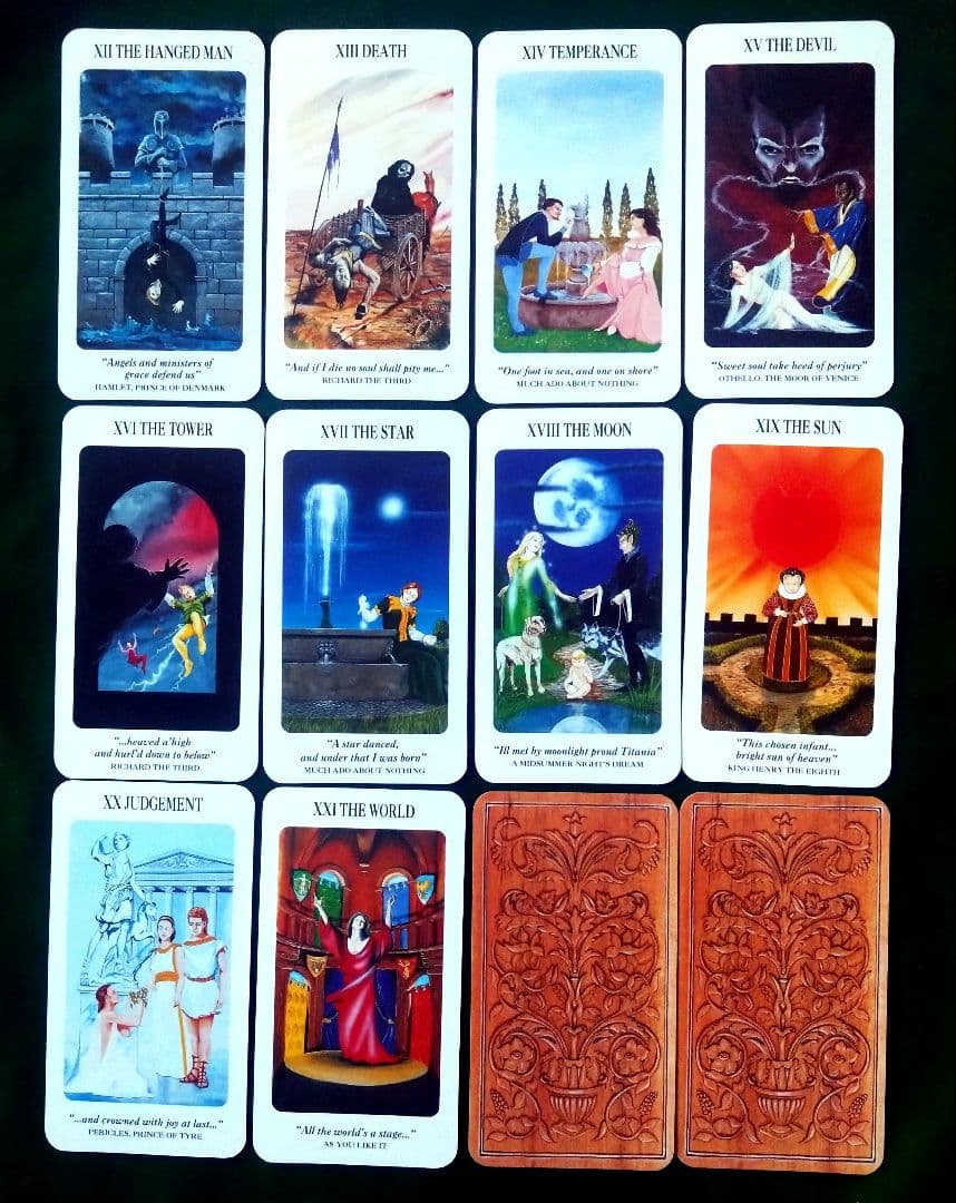 【絶版】Shakespearian Tarot シェイクスピアのタロットカード