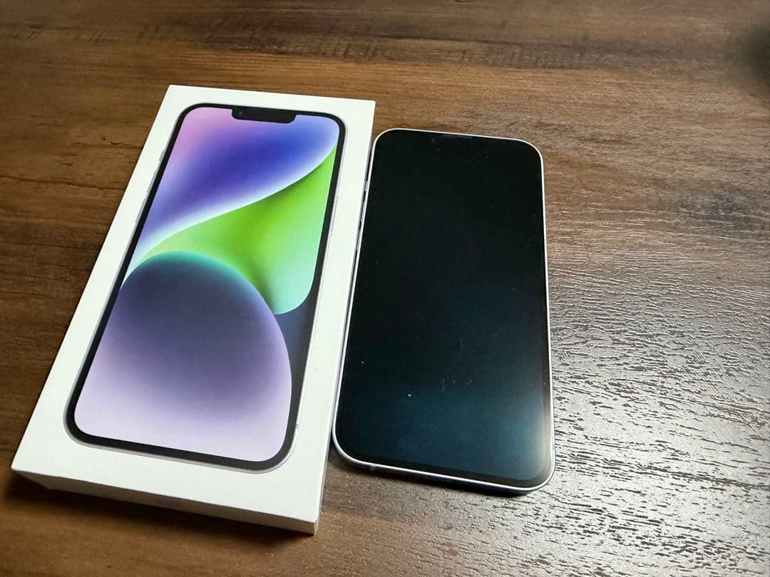 iPhone14 128GB SIMロックなしバッテリー81% iFace付き