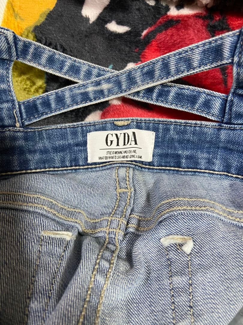 GYDA♡バッククロス ハイウエストスキニーデニム XS