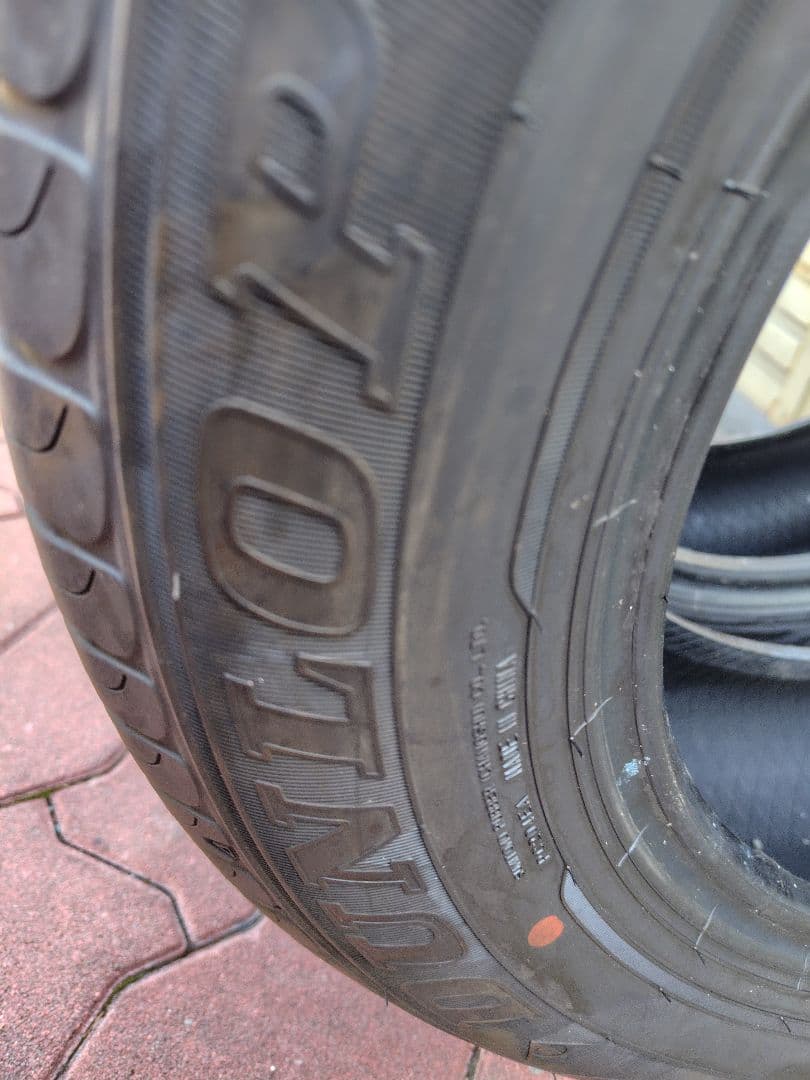 ダンロップ EC204２本セット 195/65R15 残り溝7.8mm