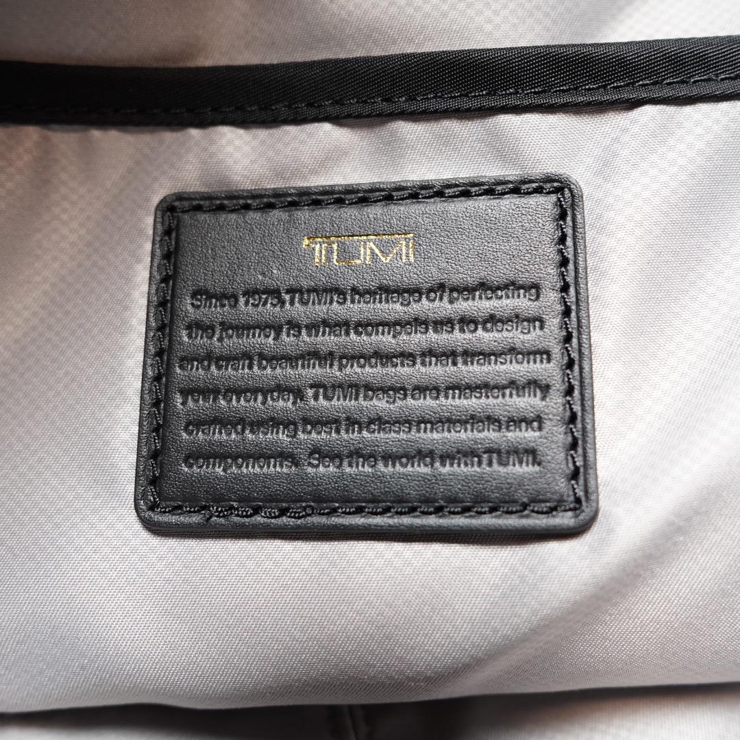 TUMI ボストンバッグ ブラック ナイロン ストラップ