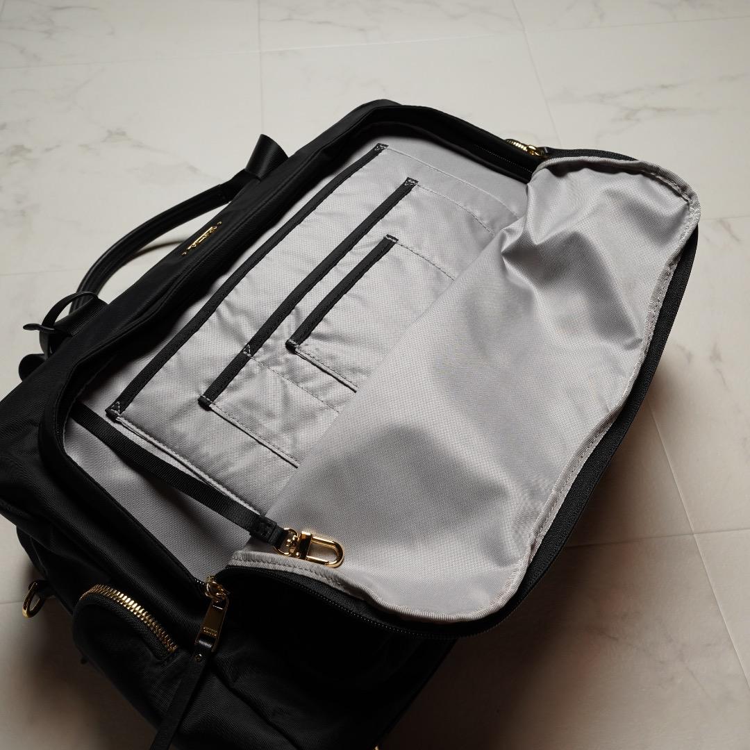 TUMI ボストンバッグ ブラック ナイロン ストラップ