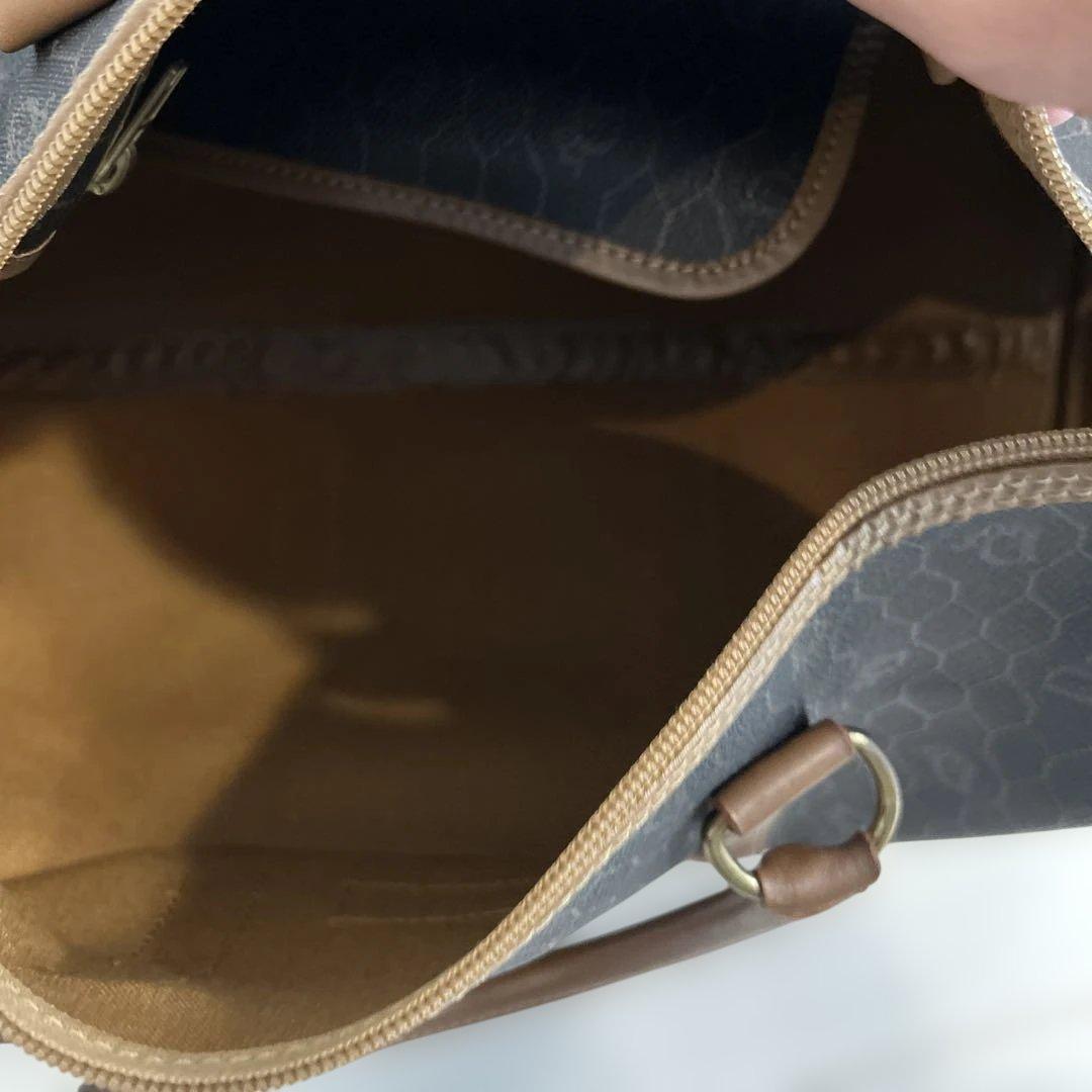 Christian Dior ボストンバッグ レザー ブラック
