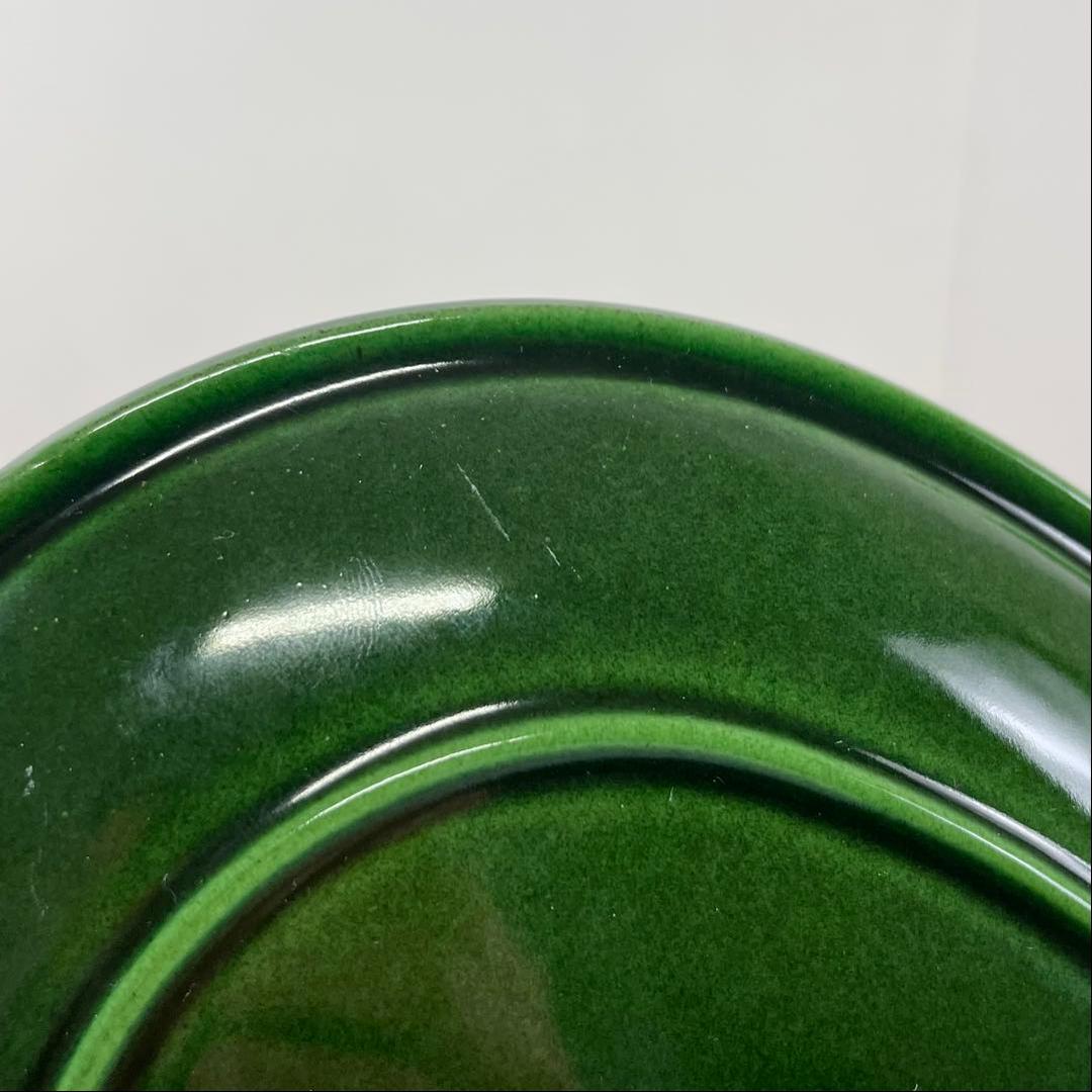 【美品】STAUB ストウブ オーバルホットプレート 23cm バジル 両手鍋