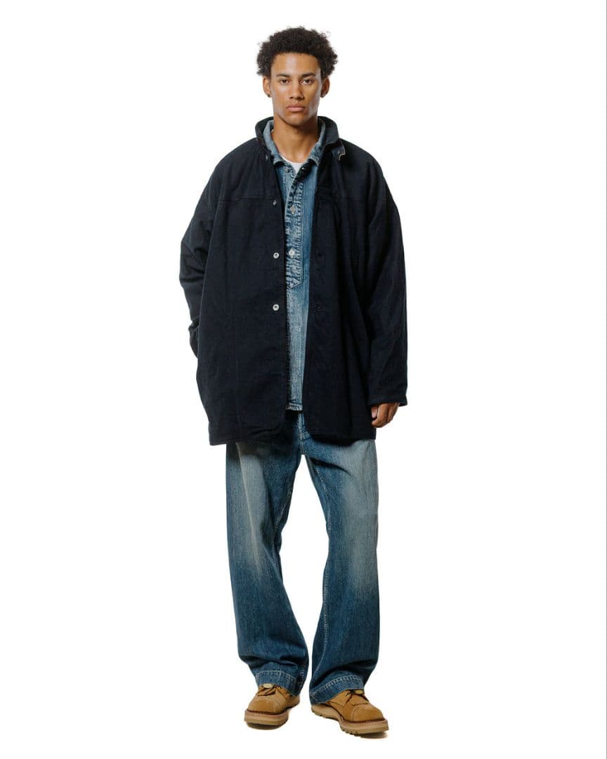 【NICENESS】 D.VEDDER OVERDYED DENIM COAT