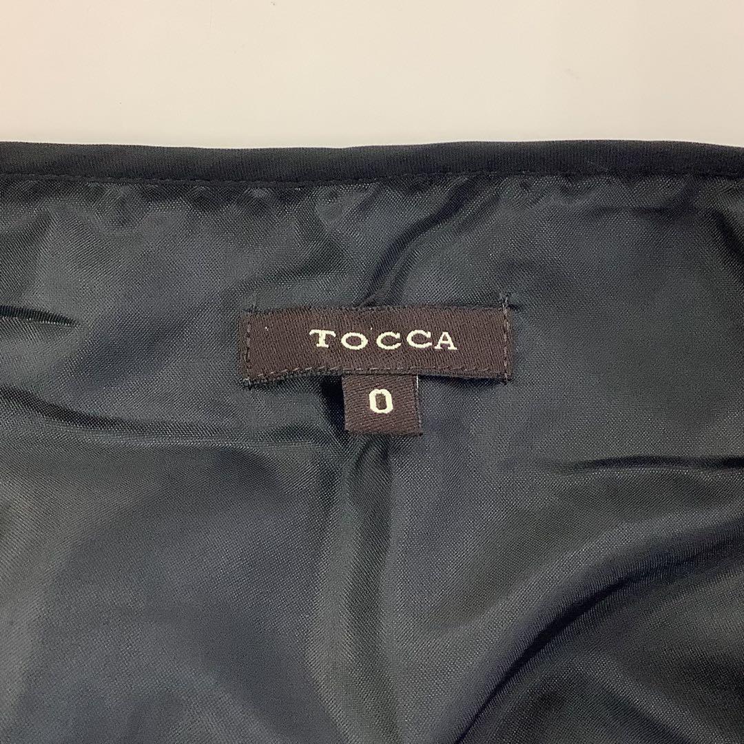 【0】TOCCA ♡ トッカ フラワーレース 切替ワンピース ブラック ベージュ