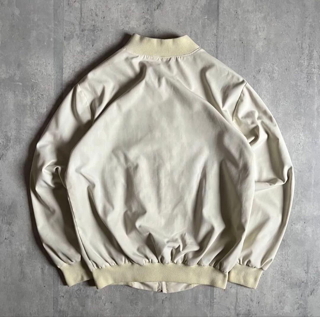 【70s vintage】ボンバージャケット　ジップブルゾン　裏地チェック　短丈