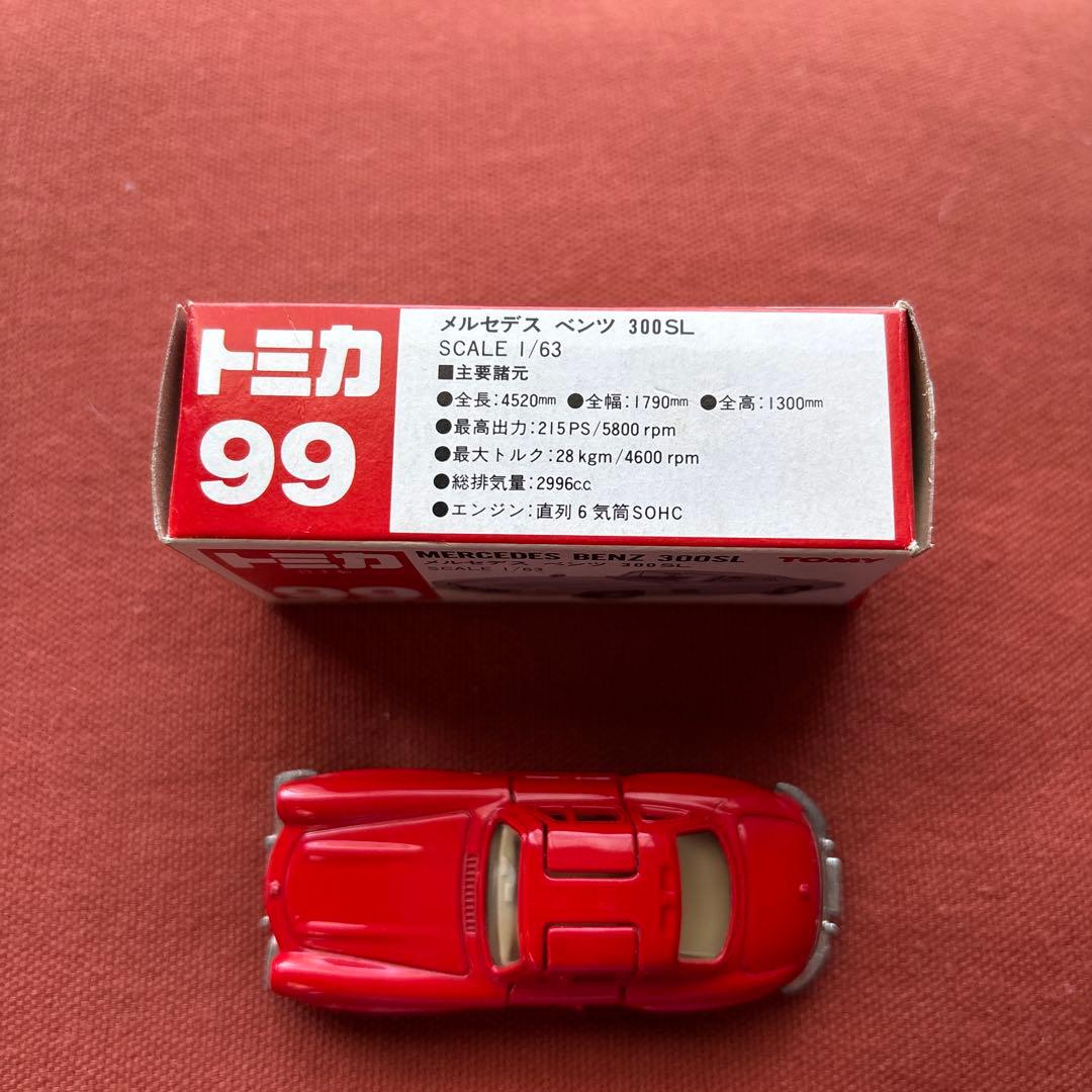 トミカ 99 メルセデス ベンツ 300SL 日本製 赤 箱付