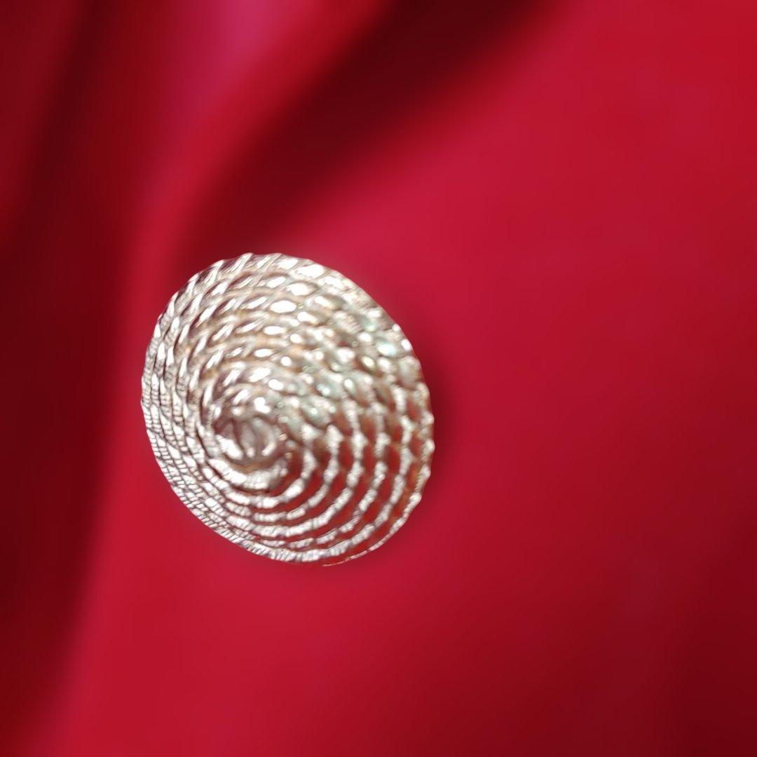 CHANEL 赤 テーラードジャケット 38ヴィンテージ