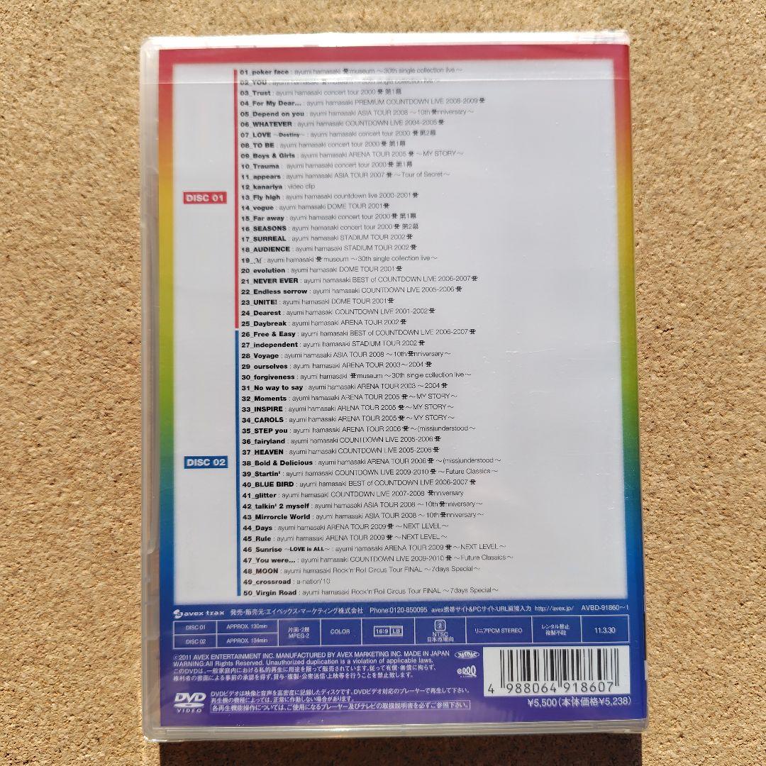 新品　浜崎あゆみ A 50 SINGLES ～LIVE SELECTION～