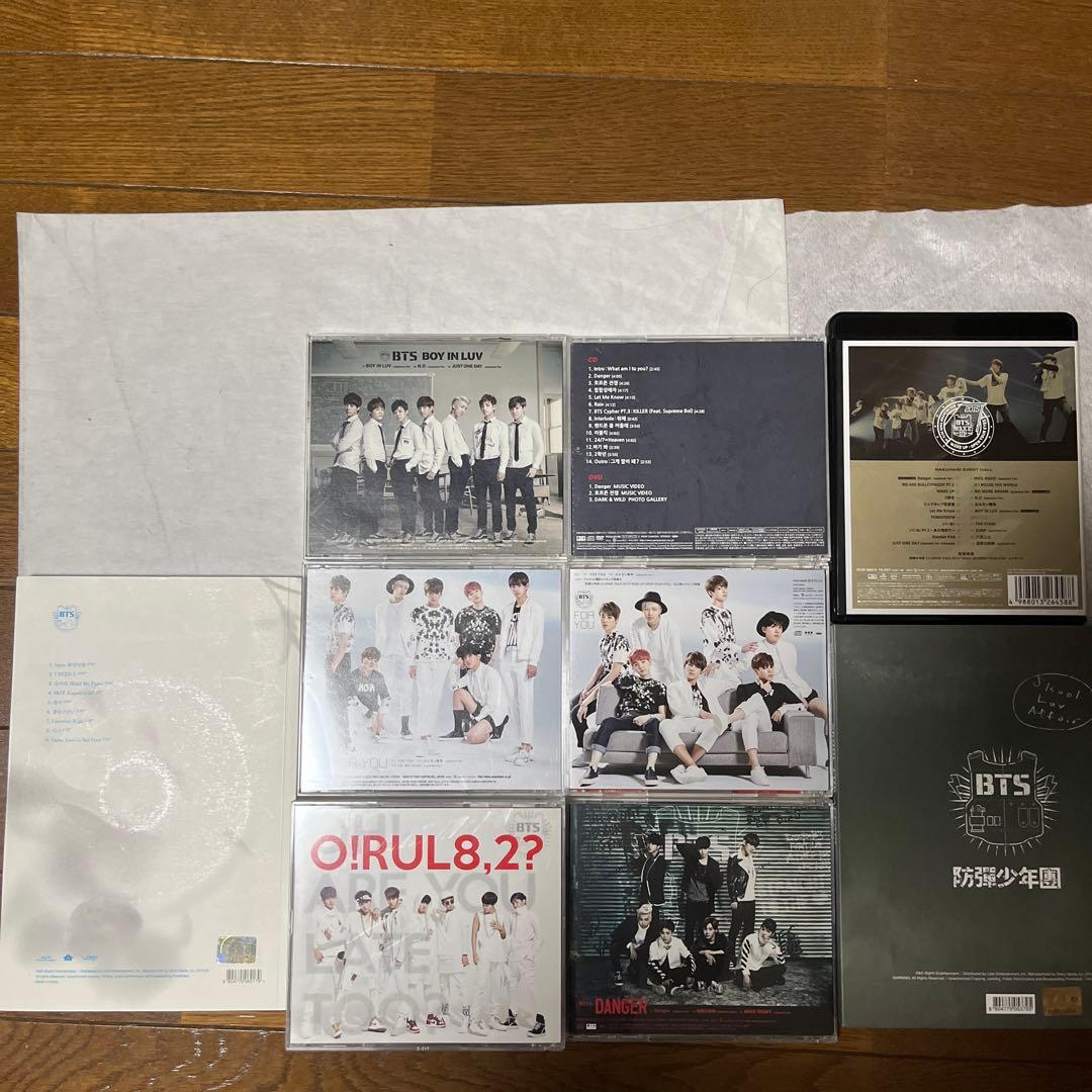 BTS CD、DVDとBlu-ray含むまとめ売り　全9点