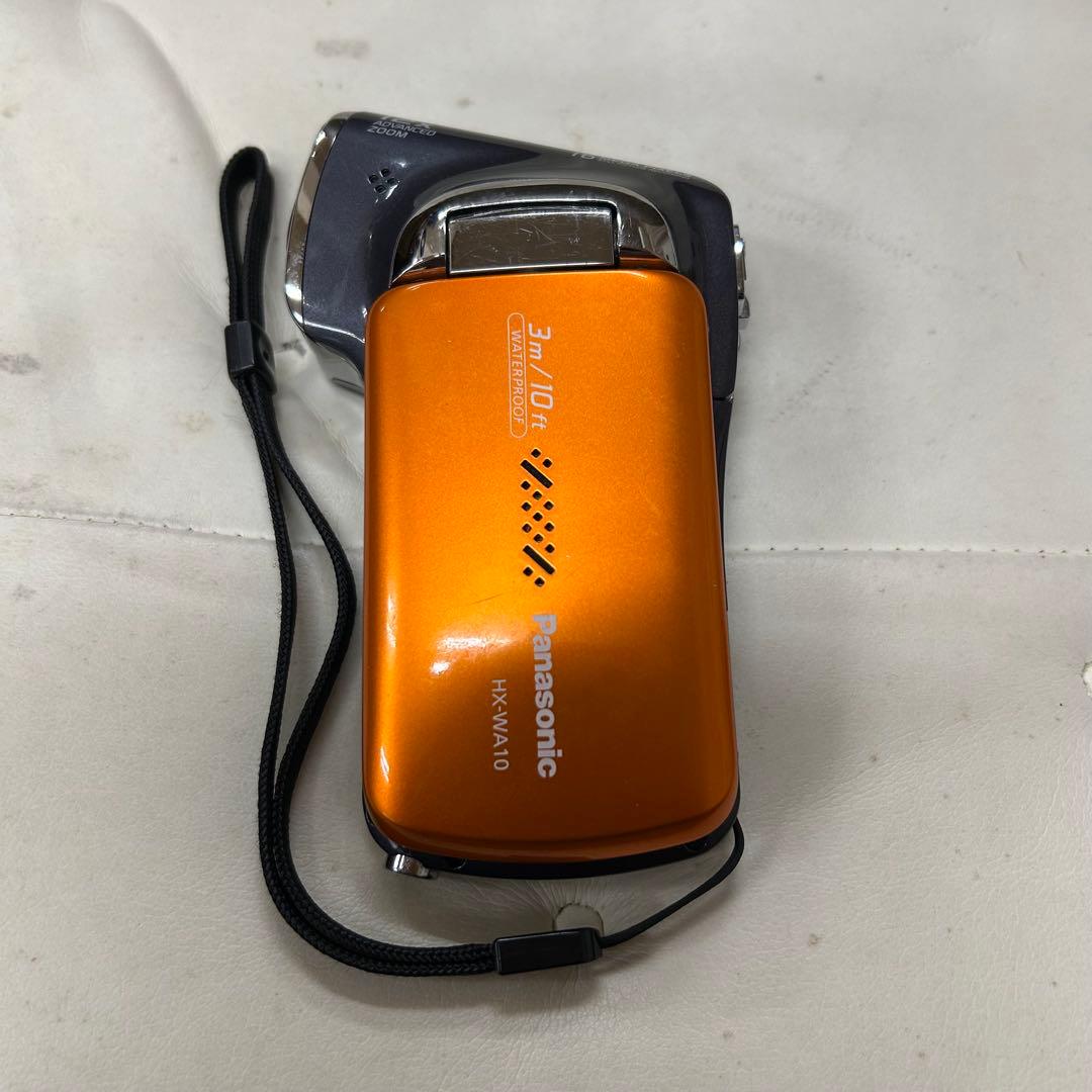 Panasonic HX-WA10 オレンジ ビデオカメラ本体