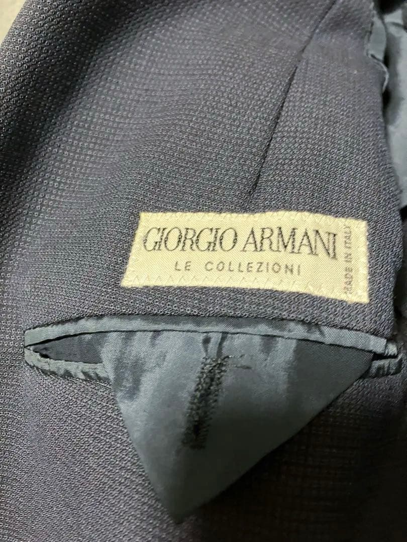 【GIORGIO ARMANI】ネイビーダブルスーツ