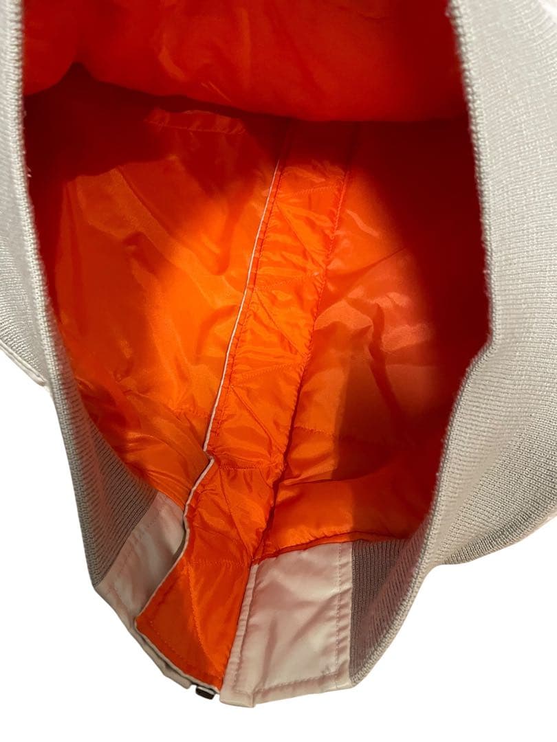 S*ね様 【希少】OLD UNIQLO MA-1 ホワイト XL 短丈 ワイドシ