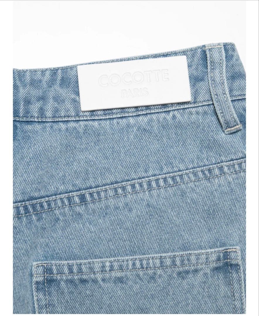 Soir.5 COCOTTE PARIS ライトウォッシュストレートデニム