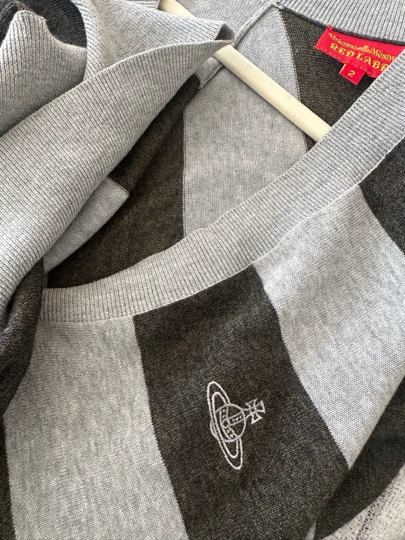 Vivienne Westwood RED LABEL ボーダーカーディガン