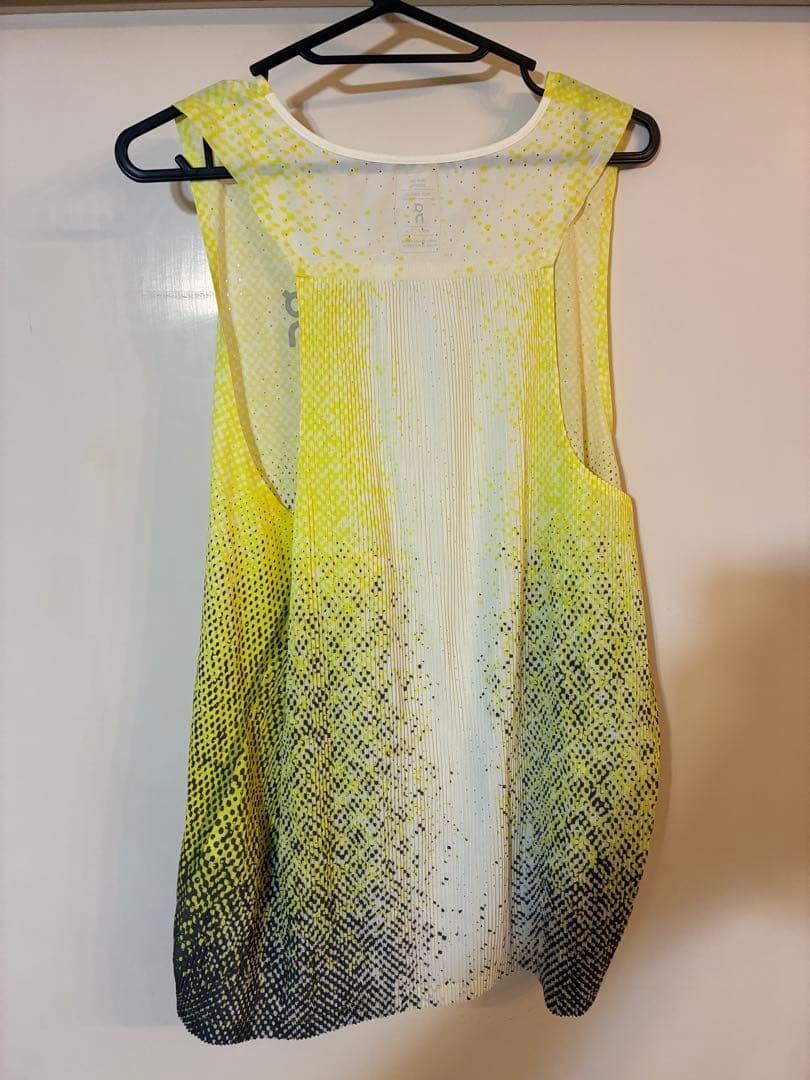 on Race Singlet メンズ L イエロー