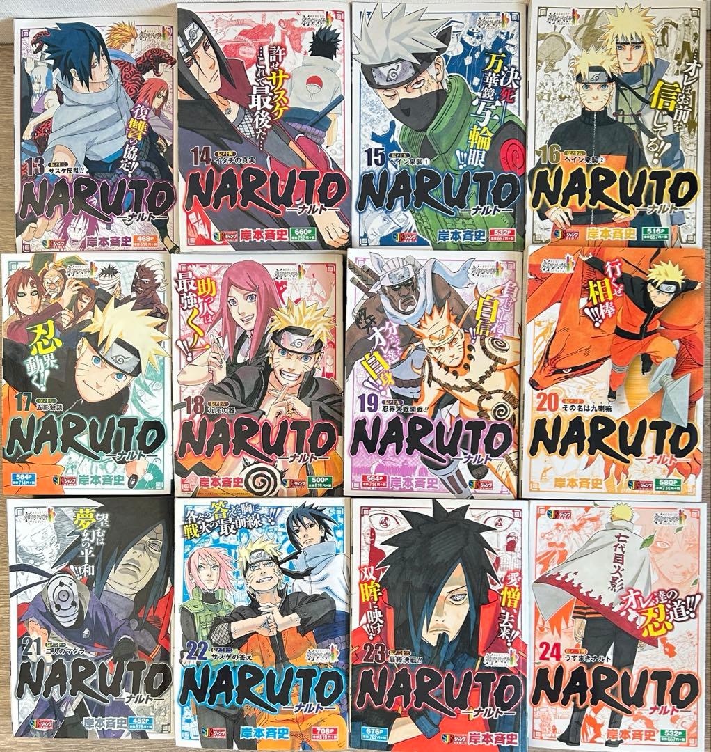 NARUTO-ナルト-　コンビニ版　全24巻セット　岸本 斉史