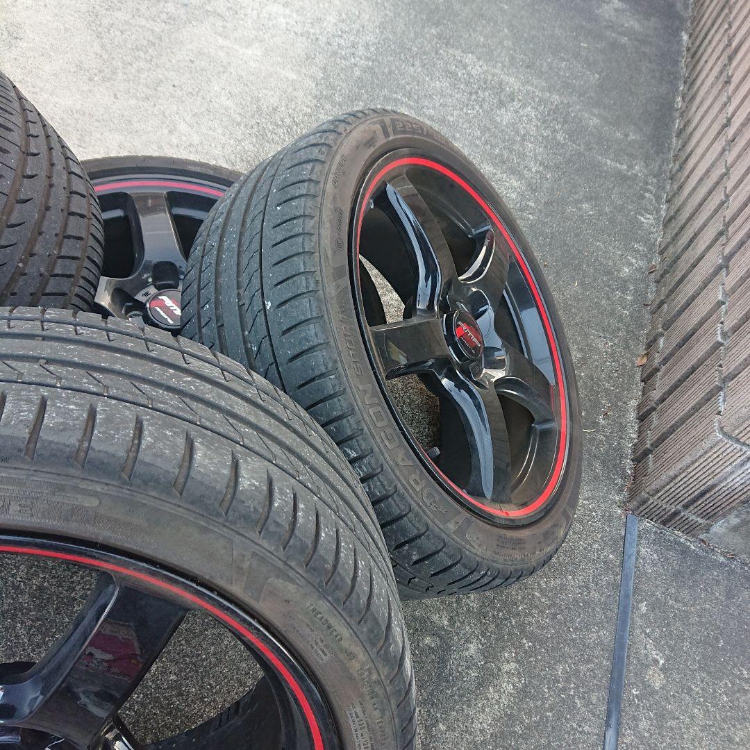ZN6.brz用 RMP18インチホイールとタイヤセット引取りお願いします