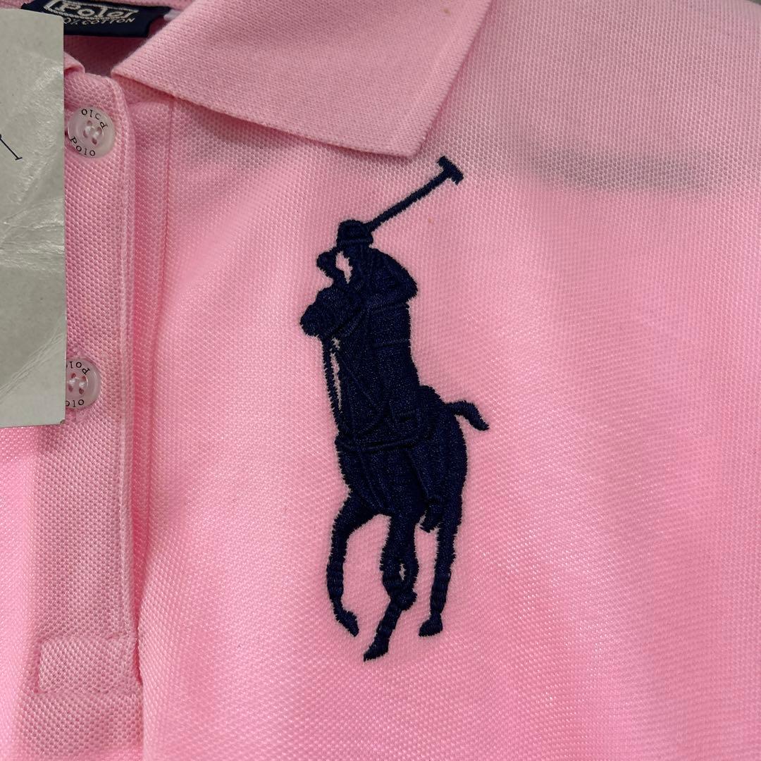 ポロシャツ　POLO ピンク　Mサイズ