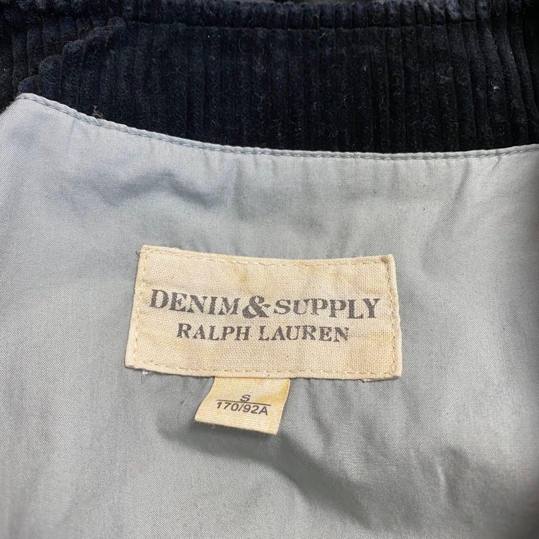 DENIM&SUPPLY ラルフローレン 太畝コーデュロイワークベスト S
