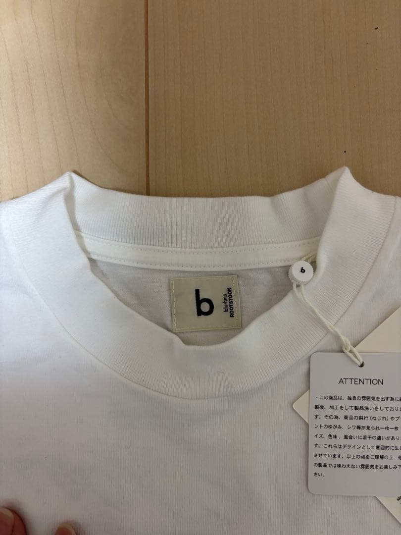 新品blurhmsブラームスTシャツ Lサイズ ホワイト