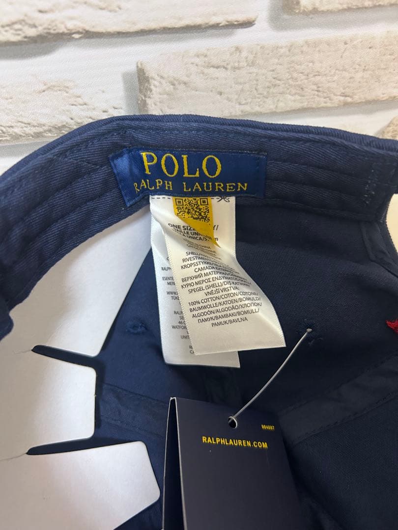 新品未使用 タグ付きPolo Ralph Lauren コットンキャップ