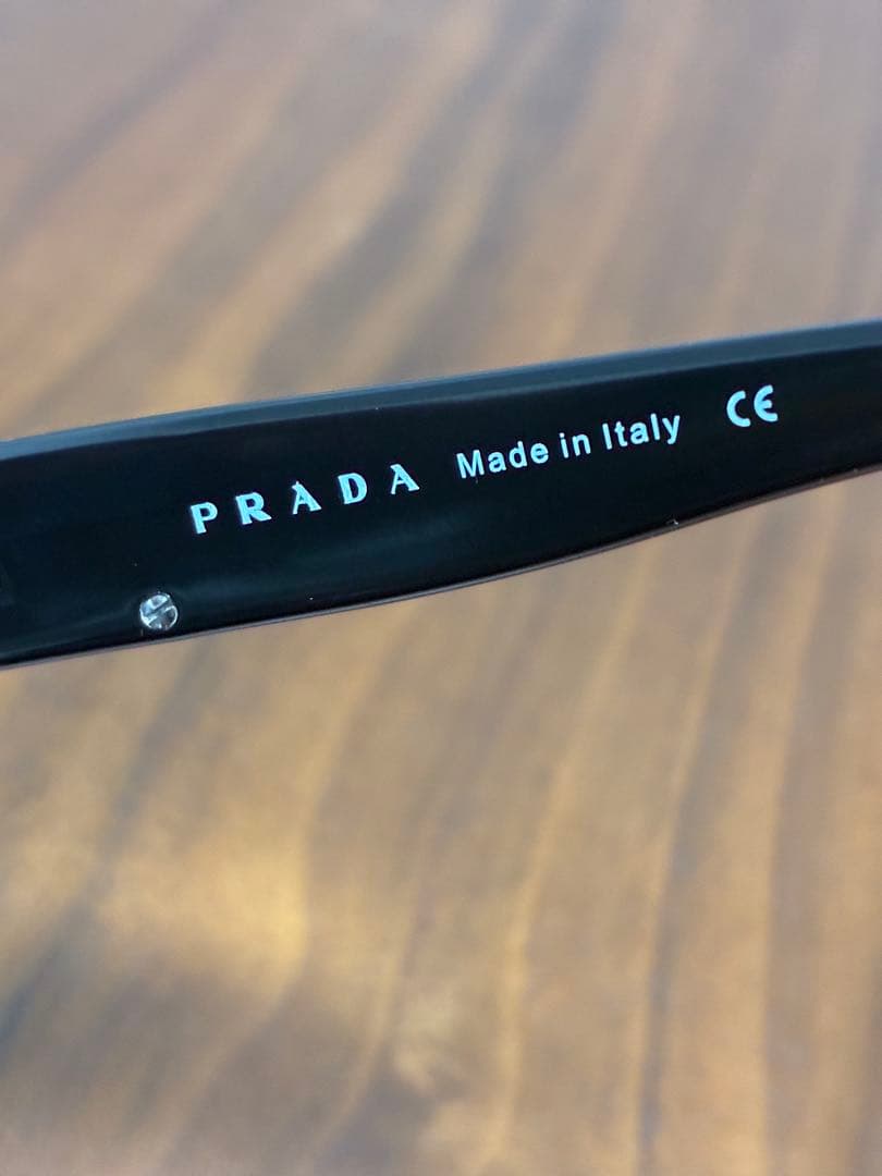 【廃盤】PRADAプラダ サングラス SPR53F 浜田省吾 黒色イタリア製