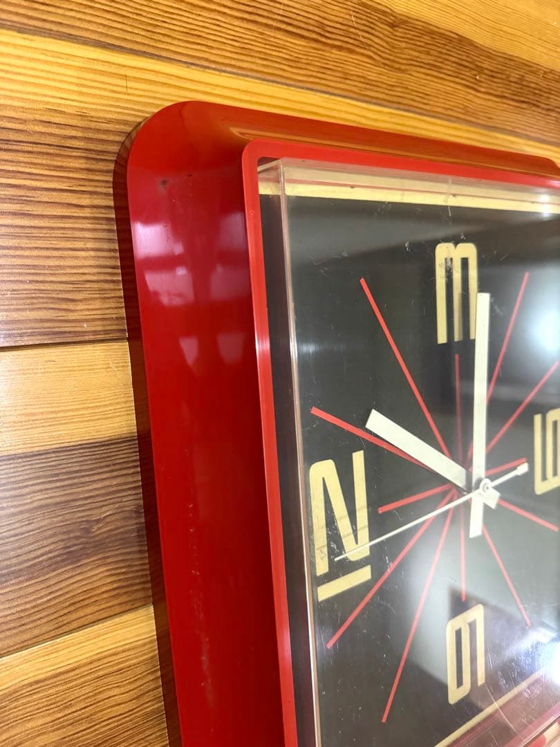 コカコーラ ビンテージ時計1985 レトロ アンティーク アメリカ 80s 赤