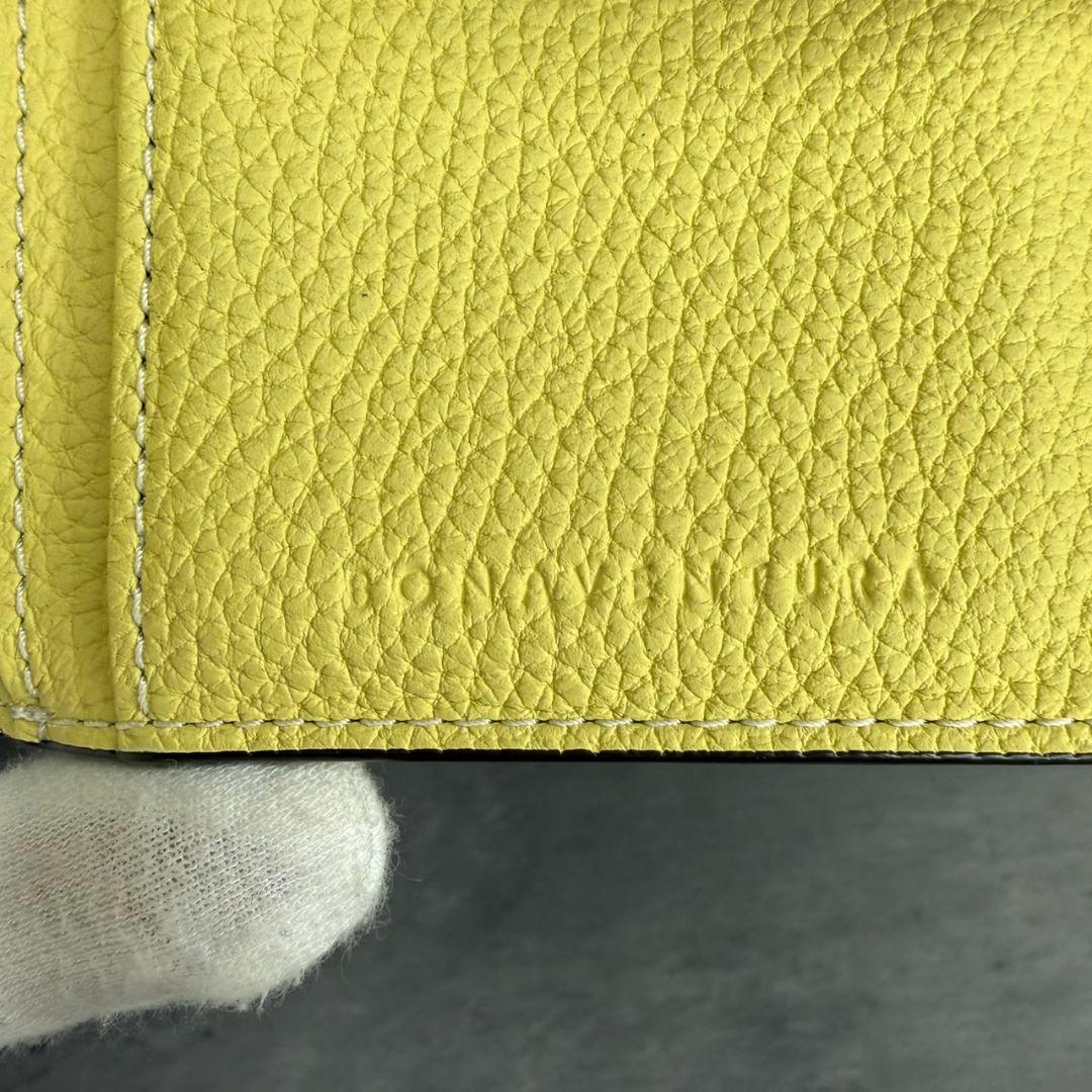 【極美品】ボナベンチュラ ベルテッドウォレット シュリンクレザー エトープ