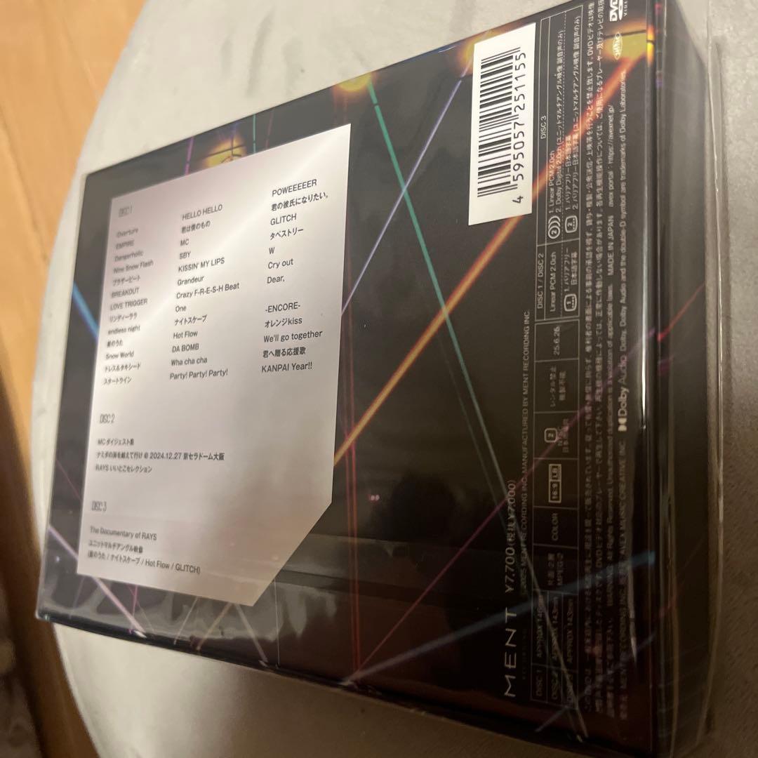Man LIVE DVD【RAYS】新品未開封