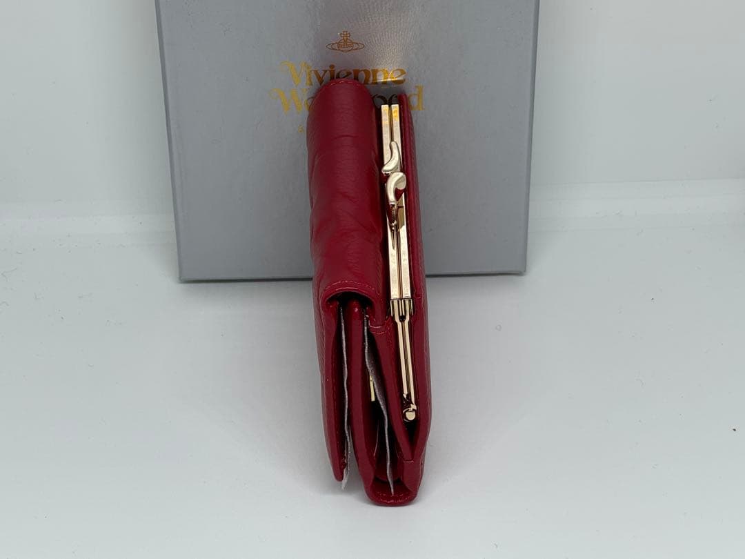 【新品未使用】Vivienne Westwood 赤 三つ折り財布