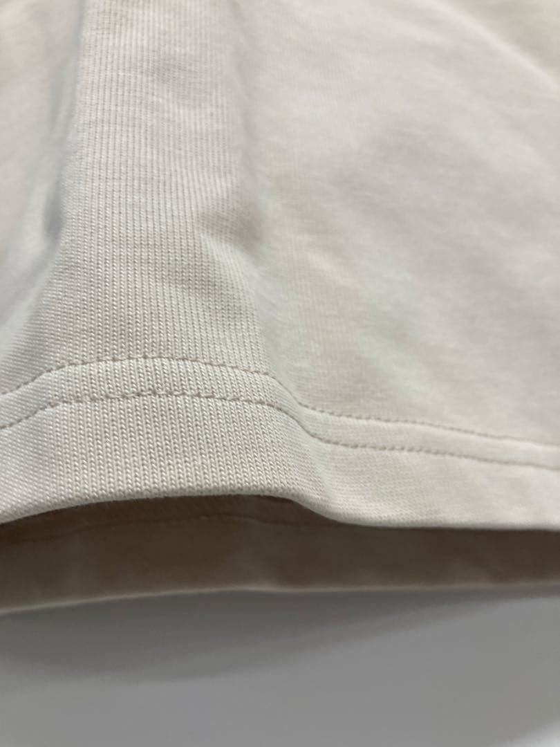 F-015-57 新品未使用　agnès b. ベージュ 半袖Tシャツ