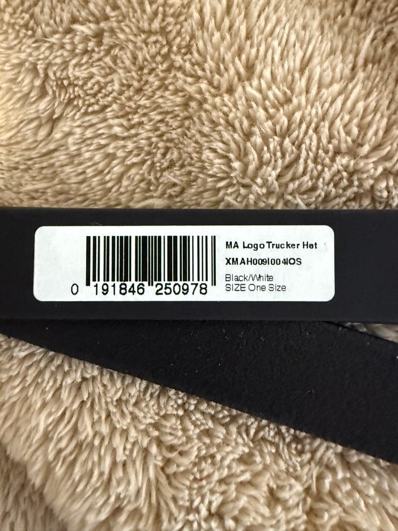 AMIRI ブラック メッシュキャップ　正規品 いい