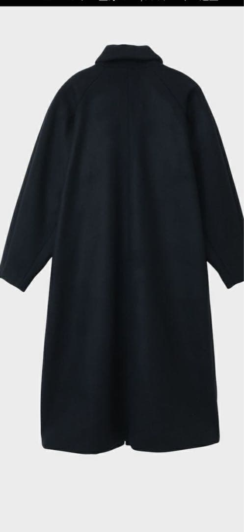 cinoh チノ　ブラック　ウールロングコート　今期