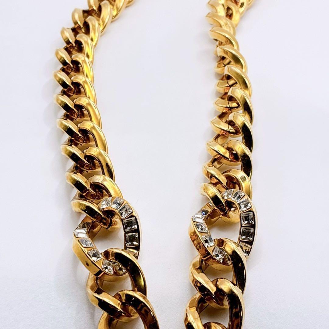 希少 美品✨VERSACE パラッツォディア メデューサ クリスタル ネックレス