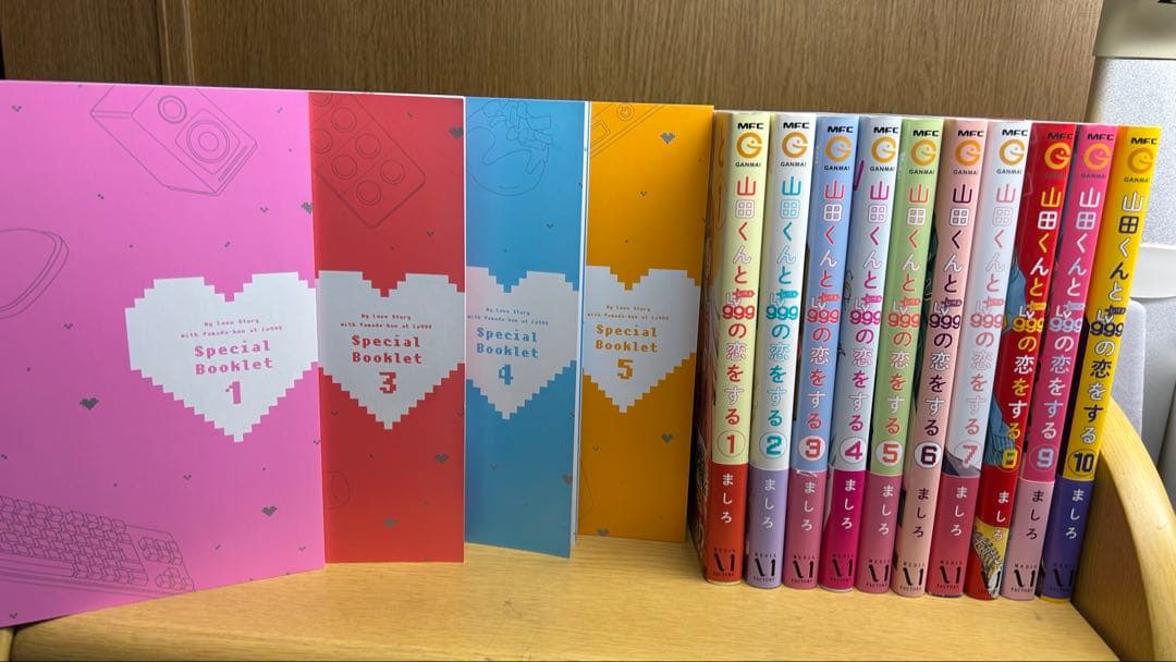 【希少】【特典小冊子4冊付】 山田くんとLv999の恋をする1〜10巻 全巻