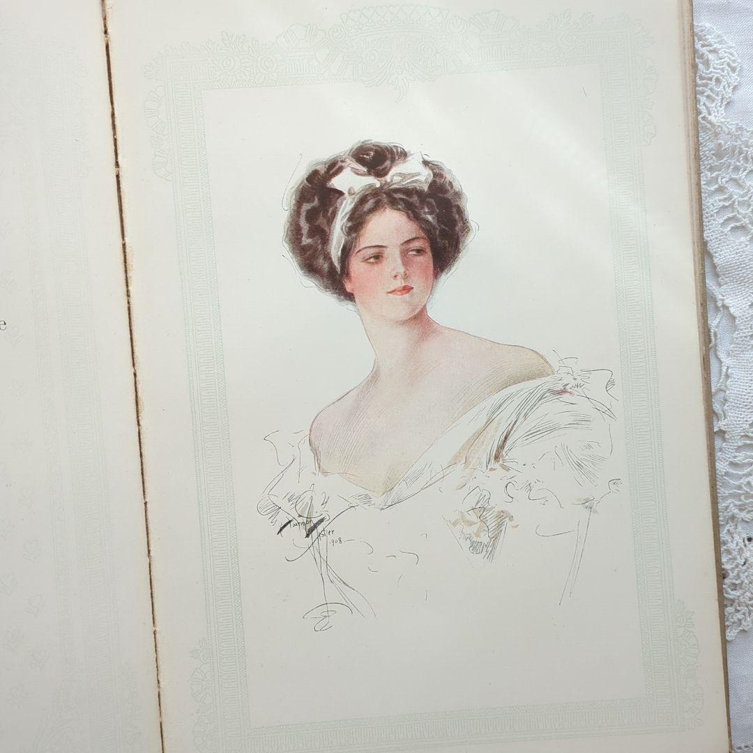 稀少1908アンティーク 画集 絵本 洋書 児童書 ヴィクトリアン ヴンテージ