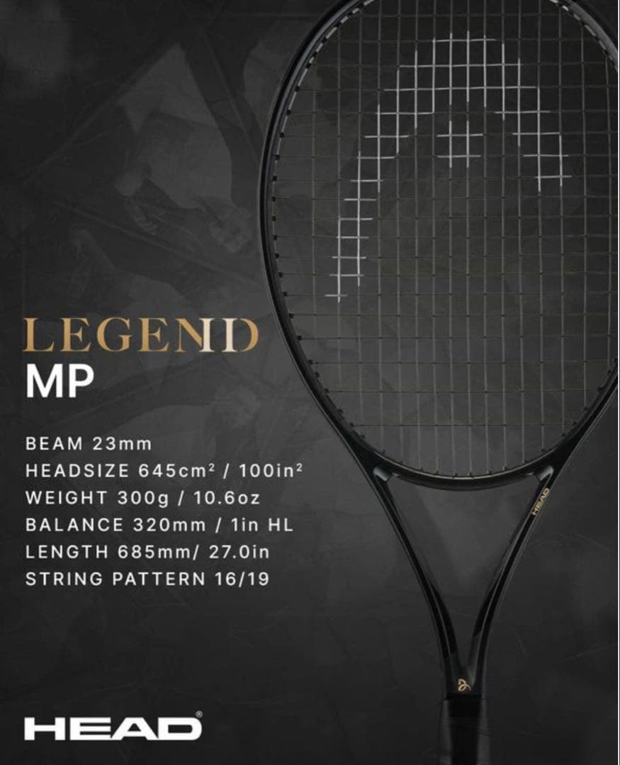 HEAD SPEED MP LEGEND 2025 ジョコビッチ　G2